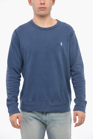 Crew Neck Brushed Cotton Sweatshirt