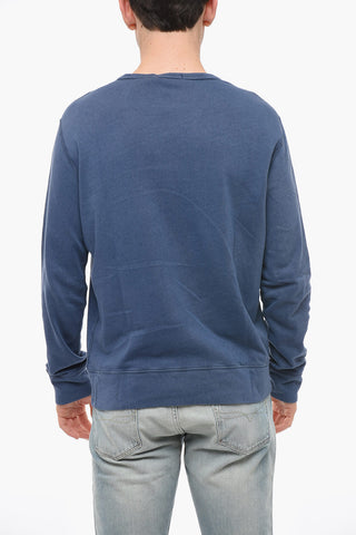 Crew Neck Brushed Cotton Sweatshirt