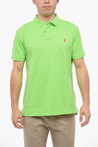 Polo Slim Fit in Cotone Bouclè