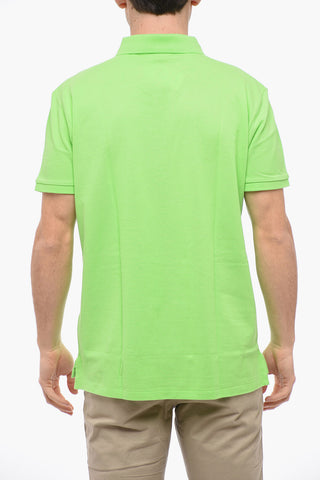 Polo Slim Fit in Cotone Bouclè
