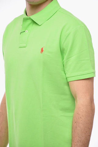 Polo Slim Fit in Cotone Bouclè
