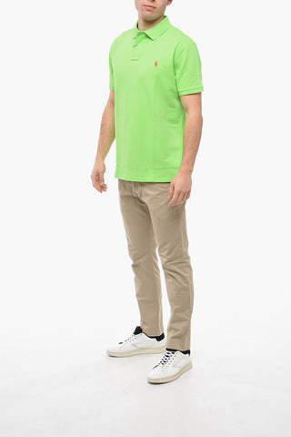 Polo Slim Fit in Cotone Bouclè