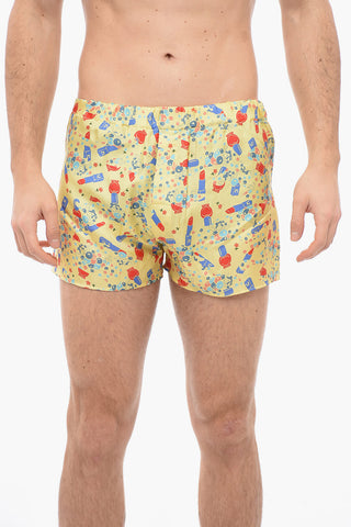 Printed Silk Boxers
