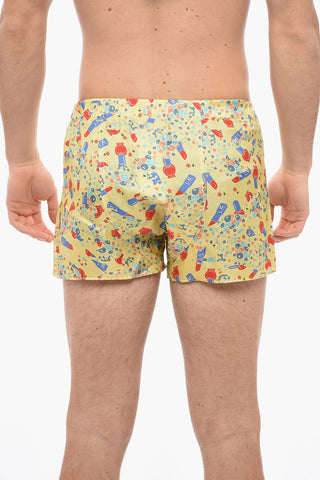 Printed Silk Boxers