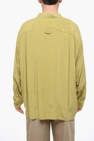Oversized Shirt with Scarf Detail