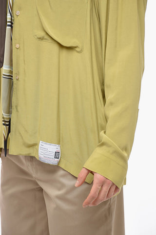 Oversized Shirt with Scarf Detail