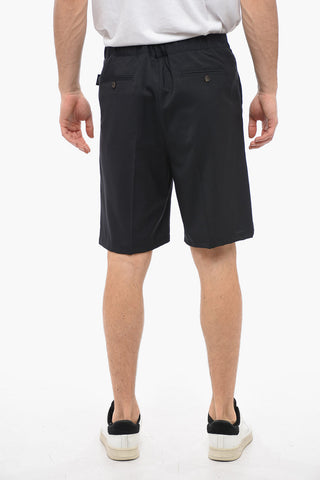 Virgin Wool TORRELAPILLO Shorts with Front Pleats