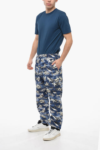 Pantaloni in Cotone SHARKS EASY con Tasche a Toppa