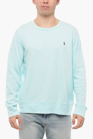 Crew Neck Brushed Cotton Sweatshirt