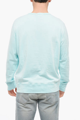 Crew Neck Brushed Cotton Sweatshirt