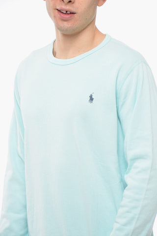 Crew Neck Brushed Cotton Sweatshirt