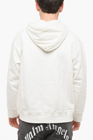 MM6 Brushed Cotton Printed Hoodie