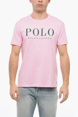 Crew Neck Slim Fit T-Shirt with Printed Logo