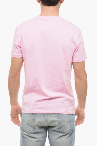 Crew Neck Slim Fit T-Shirt with Printed Logo