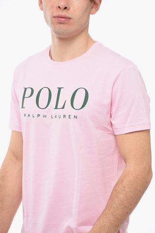 Crew Neck Slim Fit T-Shirt with Printed Logo