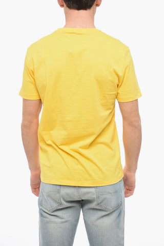 T-Shirt Girocollo Slim Fit in Cotone