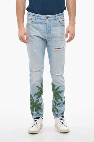 Regular Fit WASH PALMS Light Wash Denims 16cm