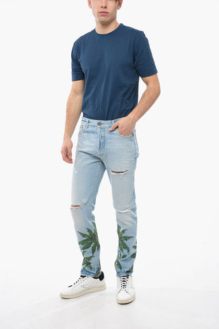 Regular Fit WASH PALMS Light Wash Denims 16cm
