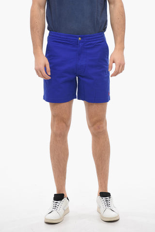 4 Pocket Stretch Cotton Shorts with Elastic Waistband