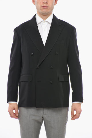 Double Breasted NEW YORK Blazer with Peak Lapel