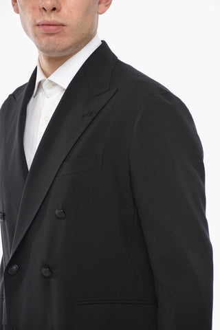 Double Breasted NEW YORK Blazer with Peak Lapel