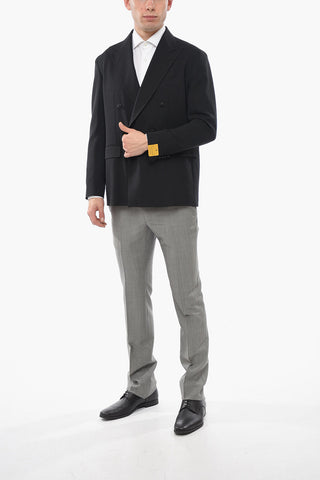 Double Breasted NEW YORK Blazer with Peak Lapel
