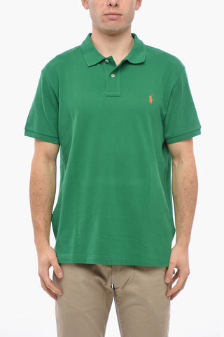 Bouclè Cotton Slim Fit Polo