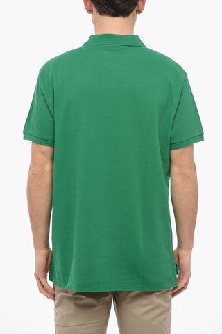 Bouclè Cotton Slim Fit Polo