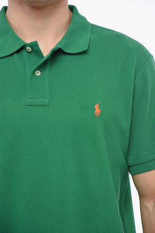 Bouclè Cotton Slim Fit Polo