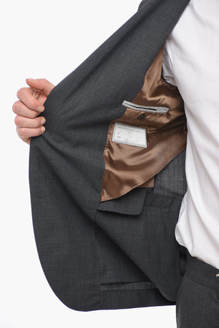 Abito in Lana Vergine con Tasche ad Aletta