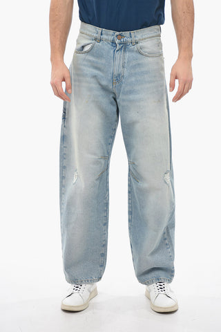 Jeans Mom Fit ALAMEDA in Denim Lavaggio Vintage 22cm