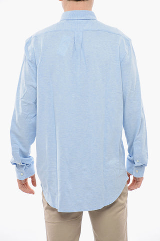 Piquet Cotton Polo with Embroidered Logo