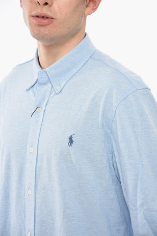 Piquet Cotton Polo with Embroidered Logo