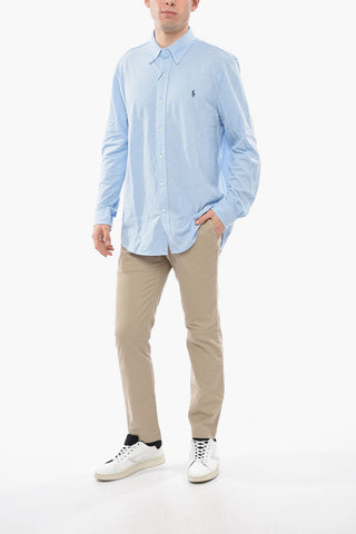 Piquet Cotton Polo with Embroidered Logo
