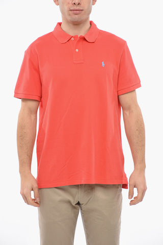 Piquet Cotton Polo with Embroidered Logo