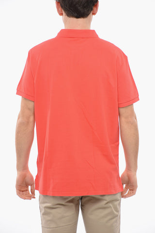 Piquet Cotton Polo with Embroidered Logo