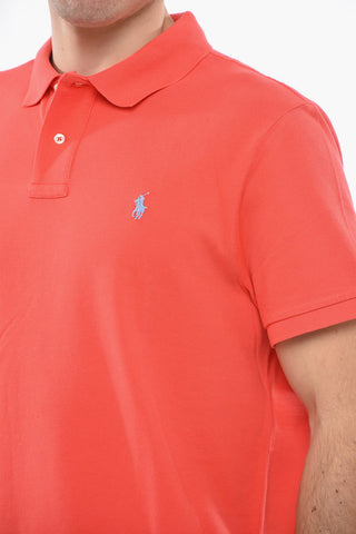 Piquet Cotton Polo with Embroidered Logo