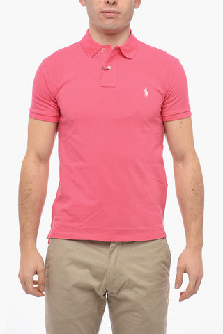 Embroidered Logo Slim Fit Polo