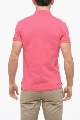 Embroidered Logo Slim Fit Polo