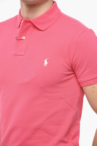 Embroidered Logo Slim Fit Polo