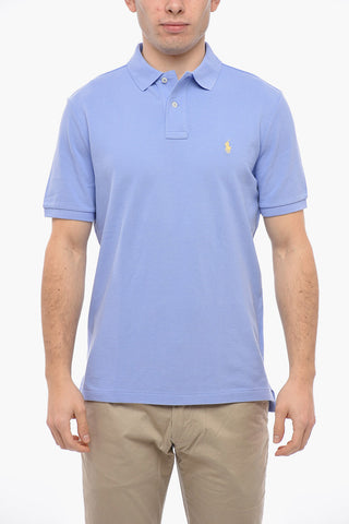 Piquet Cotton Polo with Embroidered Logo