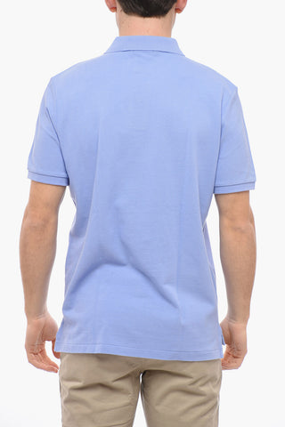 Piquet Cotton Polo with Embroidered Logo