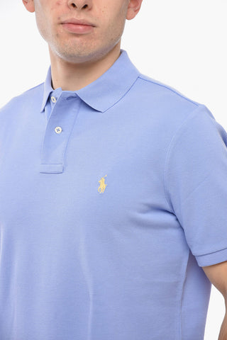 Piquet Cotton Polo with Embroidered Logo