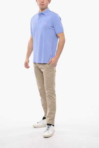 Piquet Cotton Polo with Embroidered Logo