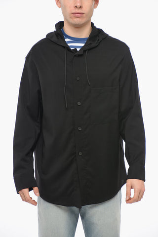 Camicia PESCOLUSE in Lana con Cappuccio