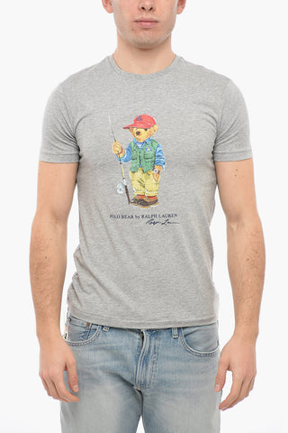 Cotton Slim Fit POLO BEAR T-Shirt with Print