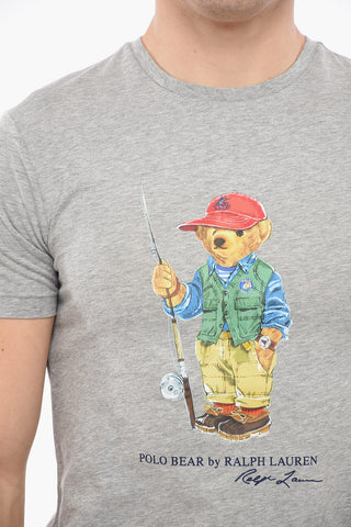 Cotton Slim Fit POLO BEAR T-Shirt with Print