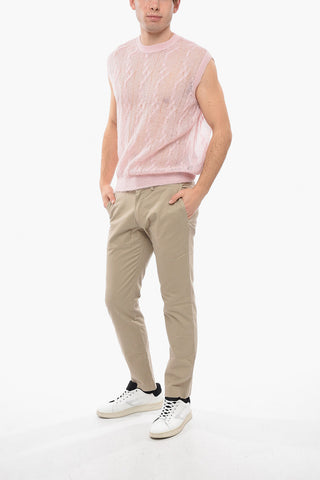 Gilet Semitrasparente in Misto Mohair