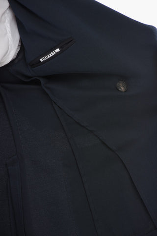 Half-lined Double Breasted Blazer with Peak Lapel