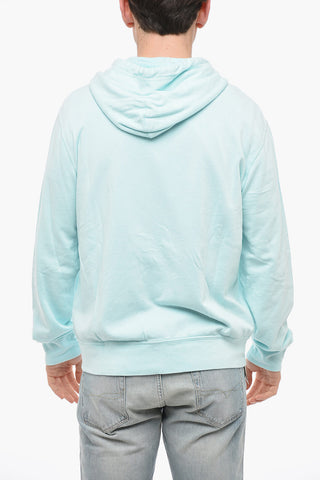 Brushed Cotton Hoodie with Front Zip